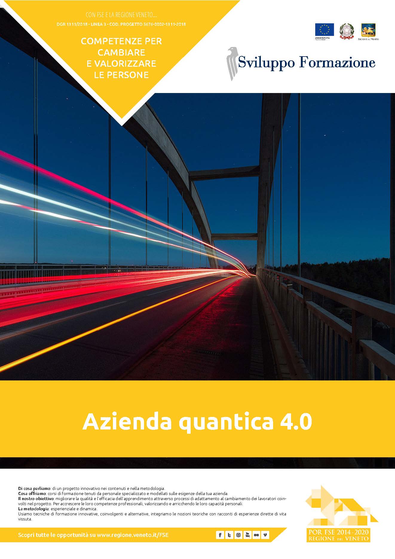 DGR 1311/2018: Azienda quantica 4.0